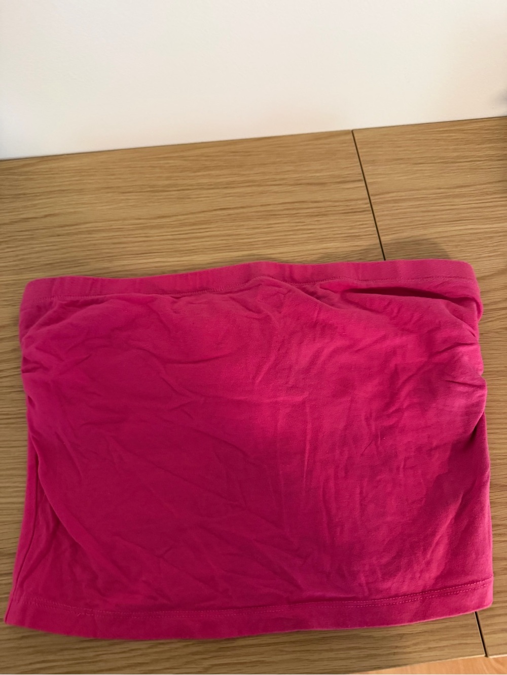 Active Basic Hot Pink Strapless Tube Top